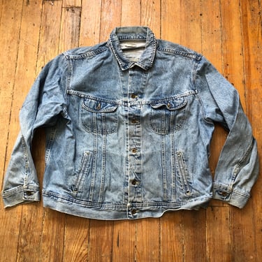 1990s Lee Denim Jacket Large XL 