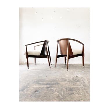 Kodawood Mid Century Arm Chairs 