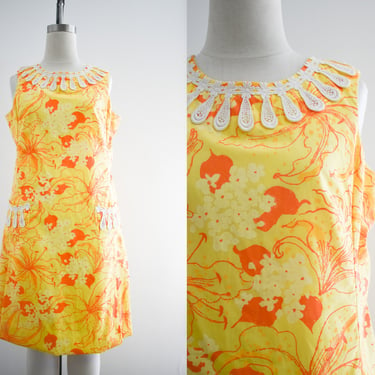 1960s Lilly Pulitzer Lily Print Dress 