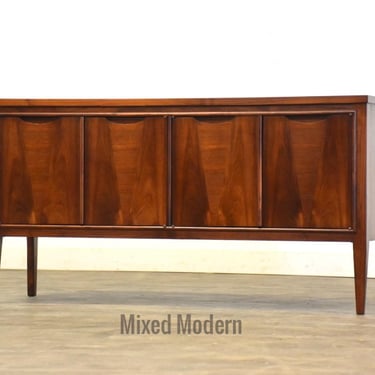 Refinished Walnut Sideboard Credenza 