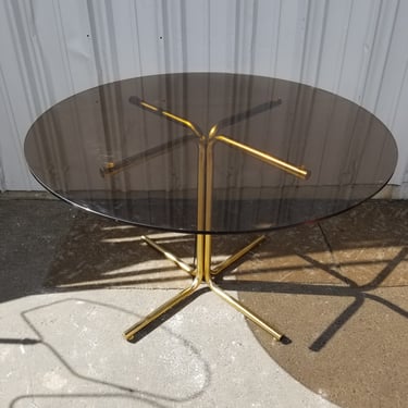 Retro Tinted Glass Table