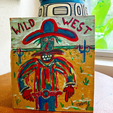 TBN Wild West Cowboy Original Painting