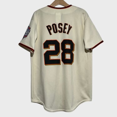 Buster Posey San Francisco Giants 2012 World Series Jersey Youth M