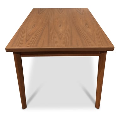 Teak Dining Table w Two Leaves - 7448
