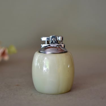 Vintage Gasoline Lighter Table Onyx Lighter Vintage Gift Collectible Lighter Ronson 