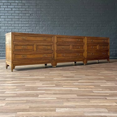 Set of 3 Mid-Century Modern Dressers by Baker, c.1960’s 