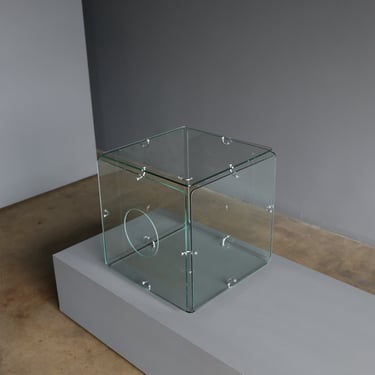 Gerald McCabe Glass Cube Table for Eon, circa 1965