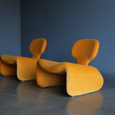 Olivier Mourgue “Djinn” Lounge Chairs for Airborne, circa 1964