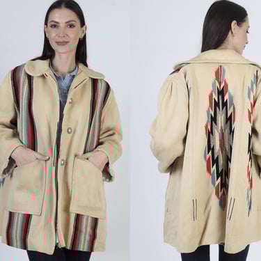 Ortrgas Chimayo Jacket / Native American Southwestern Wool Ortrgas Chimayo Jacket / Native American Southwestern Wool
