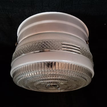 Vintage Flush Mount Single Bulb Ceiling Light H4.75 x D6.75