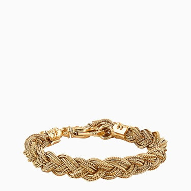 Emanuele Bicocchi Gold Plated Woven Bracelet Men