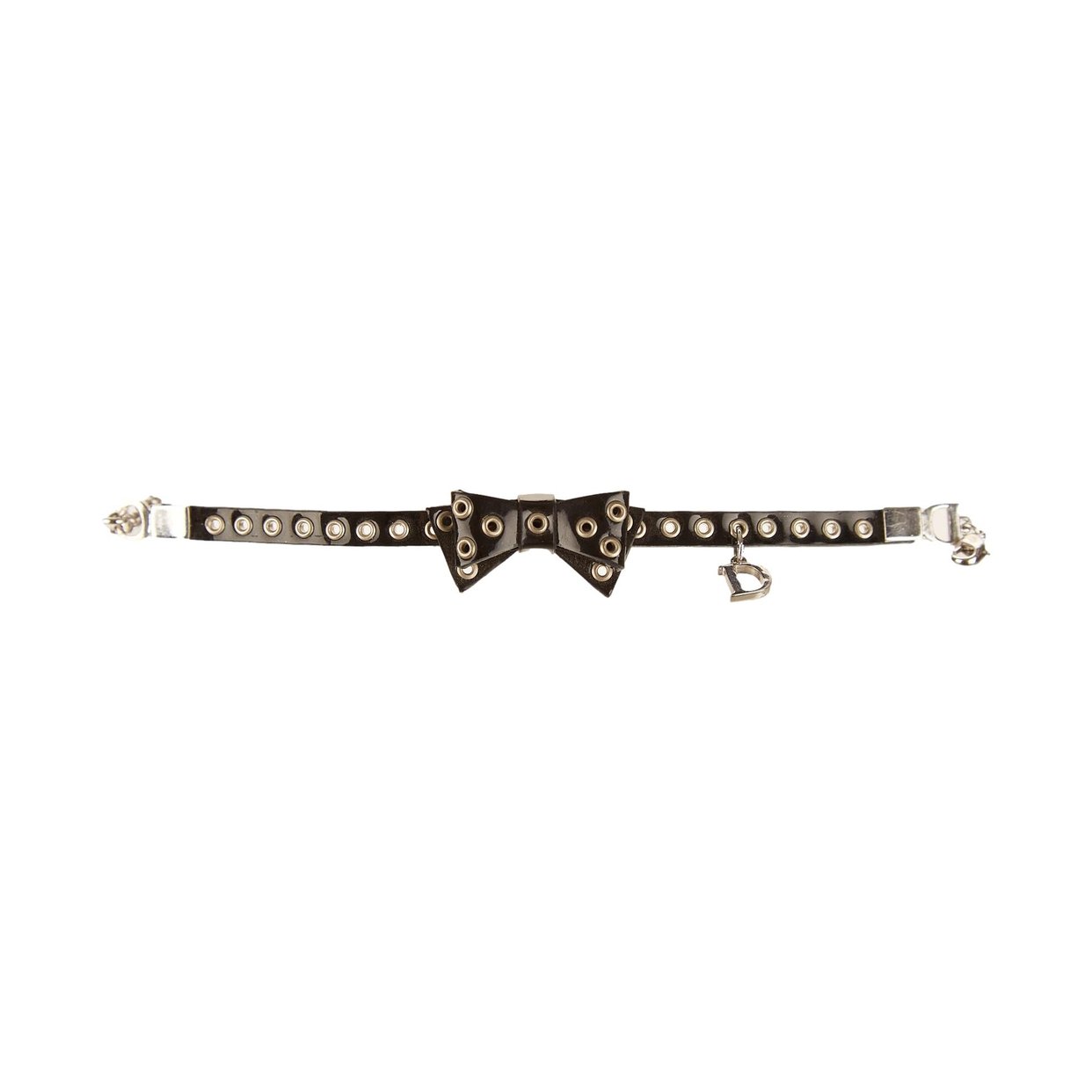 Dior Black Grommet Logo Bracelet main image 1