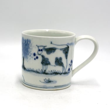 vintage Jane Churchill English Porcelain Cow Mug 