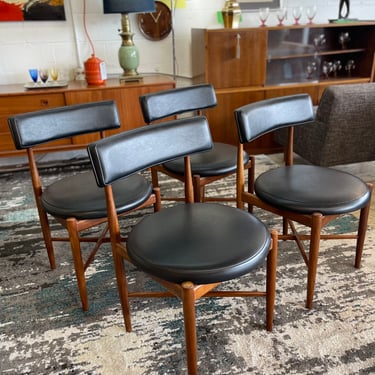 Mid Century Teak Dining Chairs Designed by Victor Wilkins for GPlan