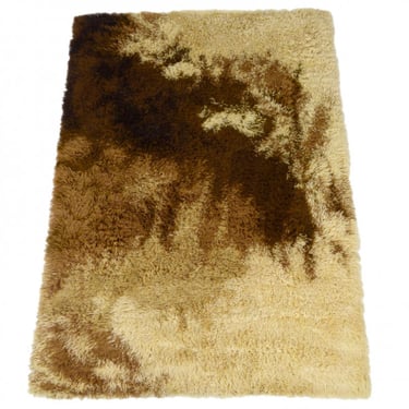 Danish Wool Unikataeppe Rya Rug