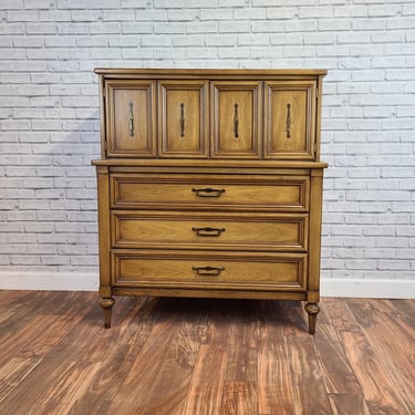 Item #347 Customizable Mid-century Neoclassical Chest of Drawers 