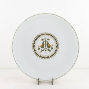 Noritake Hermitage 6226 Dinner Plate with Dove Birds, Replacement OR Dessert Serving Plate OR Decor Wall Plate, Folk Art Country Kitchen 