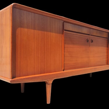 Mid Century Danish Modern Teak Sideboard by Clausen & Sons 