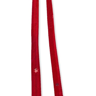 Vintage 1950s/1960s ATOMIC Necktie ~ Embroidered ~ Rockabilly ~ Mod ~ Preppy / Ivy Style / Trad ~ Tie ~ Square Bottom 