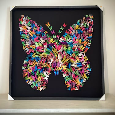 3D Butterfly Art