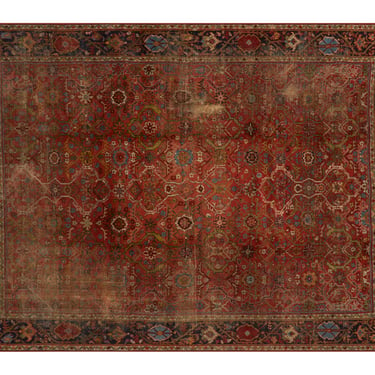 Vintage Mahal Rug - 11'7" x 8'9"