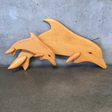 Dolphin Wood Wall Sculpture