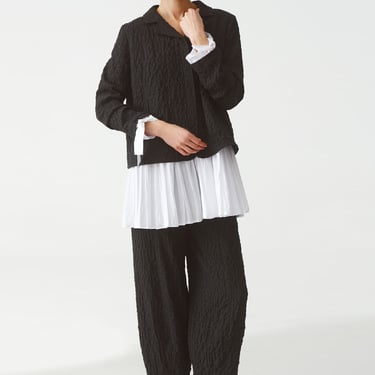 Fine Twill Balloon Silhouette Trousers