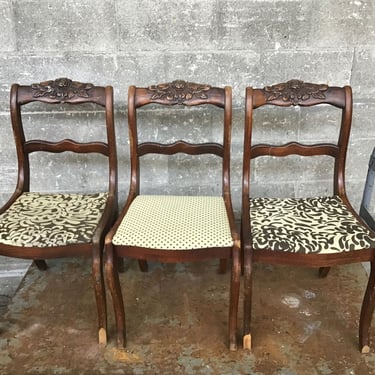 Floral Dining Chair Trio (Seattle)