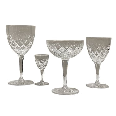 Set of 40 Pieces Crystal Goblets 