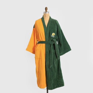 Vintage 90s Green Bay Packers cotton Robe 