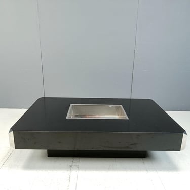 Alveo coffee table by Willy Rizzo, 1970s - willy rizzo coffee table - hollywood regency coffee table - vintage coffee table 