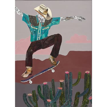 DGN Cactus Rodeo Cowboy Print