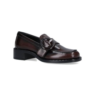 Prada Women Calf Leather Loafers