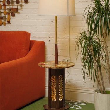 Rare Mosaic Vintage 1960’s Floor Lamp