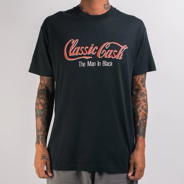Vintage 80’s Johnny Cash The Man In Black T-Shirt 