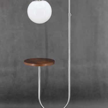 1930s Bauhaus Floor Lamp, Czechoslovakia 