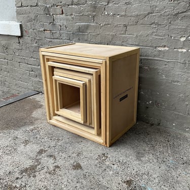 Seletti Crate Set of 10 Nesting Tables