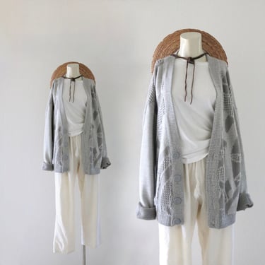 stone slouch cardigan 