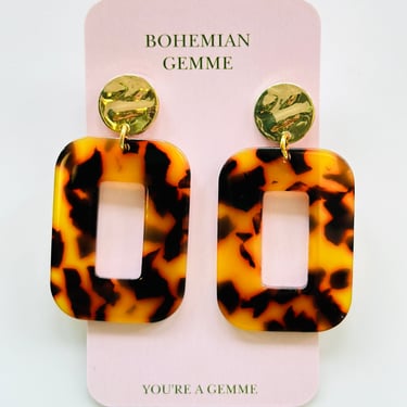 Sample Sale Tortoise Earrings