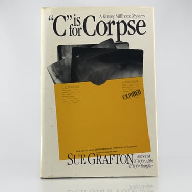 Sue Grafton - C is for Corpse | 1986 - Third Mystery Book in Series 