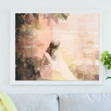 The Space Between . extra large wall art . horiztonal / landscape giclee print 