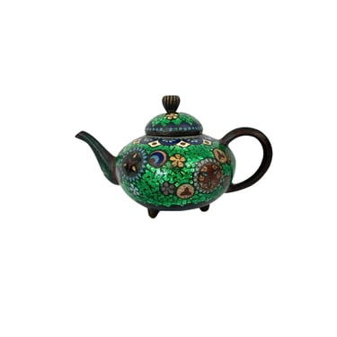 Antique Cloisonne Miniature Teapot 