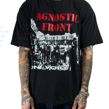 Vintage 1992 Agnostic Front One Voice Tour T-Shirt