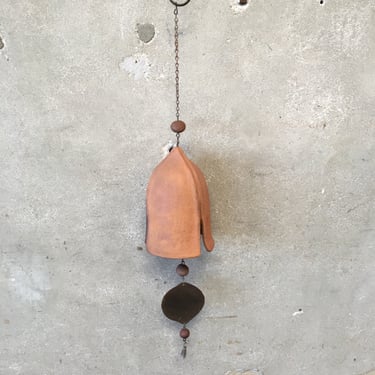 Vintage Ceramic Bell / Chime by Roger Marshall for Architectural Arts