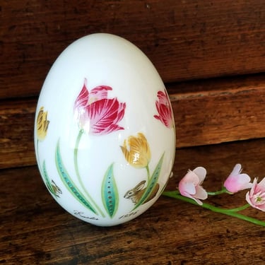 Noritake Bone China Egg 1996~Vintage Easter Egg with Floral Decoration~26th Edition Noritake Japan Egg~Collectible Egg~JewelsandMetals 