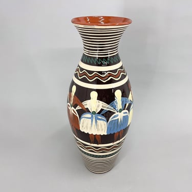 Large Mid-Century Ceramic Vase, Czechoslovakia, 1960's / Vintage Ceramic Vase 