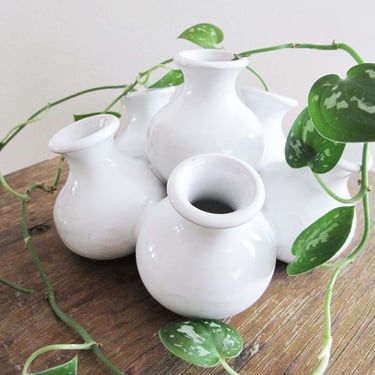 Vintage Ceramic Propagation Station 6 Specimens Made in Italy - Plant Cutting Tube Bud Vase - Plant Mom Indoor Gardener House Warming Gift 