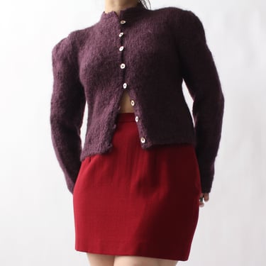 Vintage Mulberry Mohair Sweater