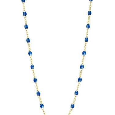 16.5" Classic Gigi Necklace - Sapphire + Yellow Gold