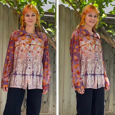 Vintage 1970’s Autumn Forest Shirt 